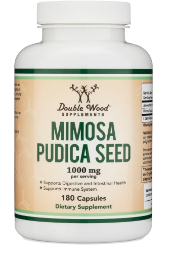 Double Wood Mimosa Pudica Extract / Мімоза виведення тяжких металів, паразитів і бактерій 180 капсул