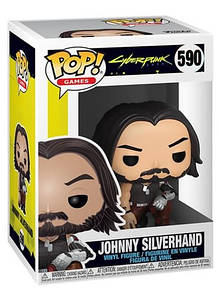 Колекційна фігурка Funko POP! Cyberpunk 2077: Johnny Silverhand Crouch