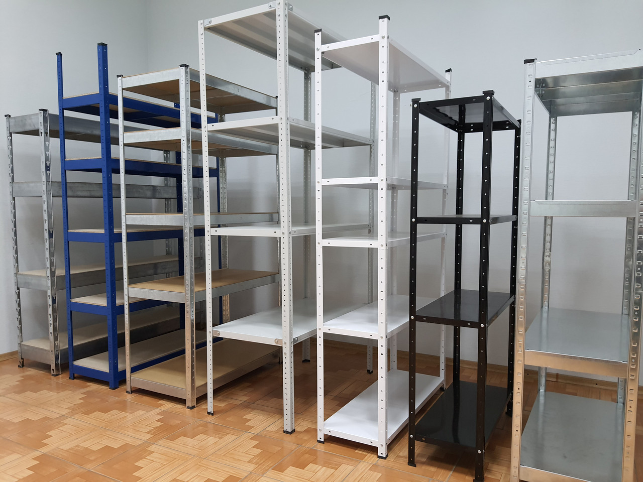 Стелажі металеві поличкові для для дому, складу, магазину, офісу