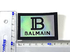 Нашивка Balmain 65х45 мм, фото 2