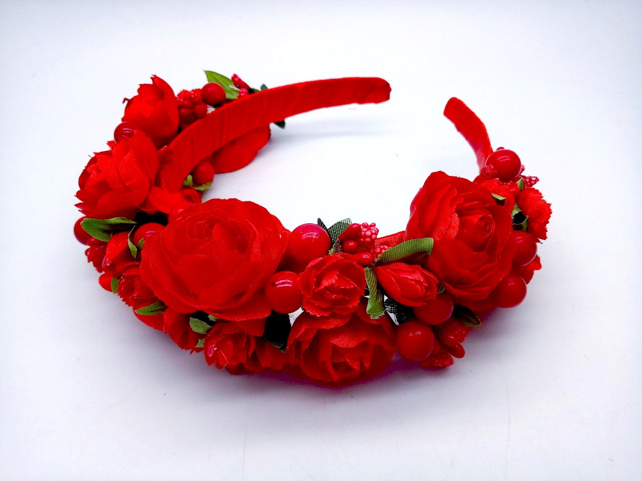 Обруч для волосся Півонії