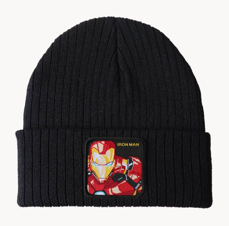 Шапка Iron Man Залізна Людина розмір One Size Чорний