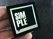 Нашивка Simple 55х55 мм, фото 4