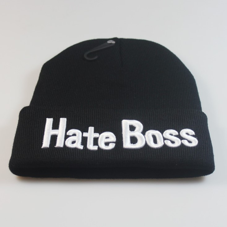 Шапка HATE BOSS розмір One Size Чорний