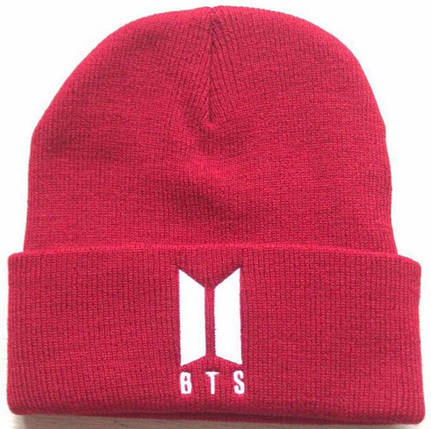 Шапка BTS Червона, фото 1