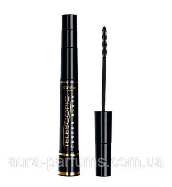 Туш для вій L'Oreal Paris Telescopic Carbon Extra Black Extreme Lengthening Mascara