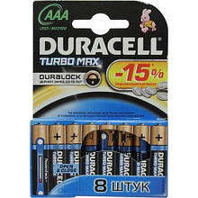 Батарейка ААА 8шт/уп Duracell Ultra Power 1.5 V LR6 алкалінова Бельгія