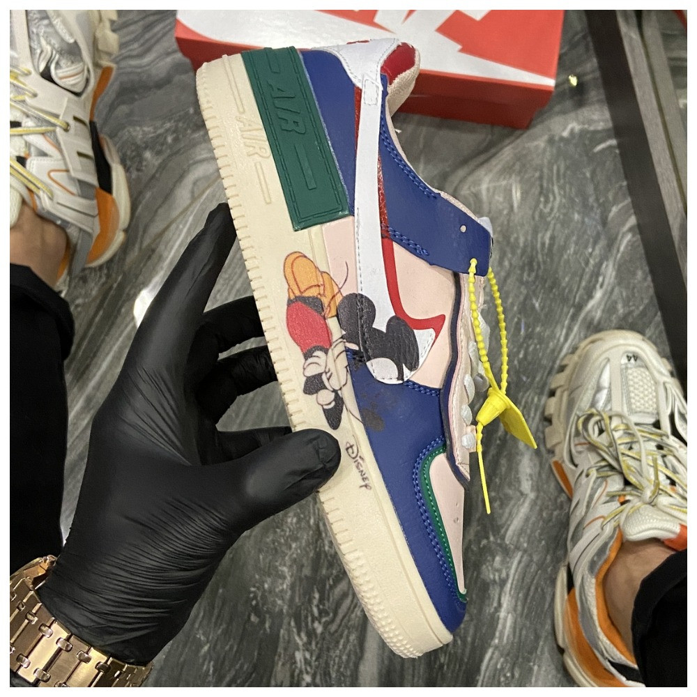 Жіночі кросівки Nike Air Force Shadow Art Blue Green, кросівки найк аір форс шадоу, Nike Air Force 1 Shadow, фото 1