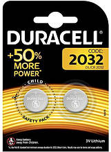 Батарейка CR-2032 2шт/уп Duracell 3V літієва Китай