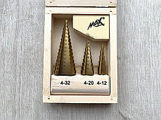 Набір свердел ступенчастих Max ( 4 - 32 мм ), фото 3
