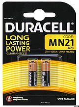 Батарейка MN21/А23 2шт/уп міні Duracell 12V алкалінова Китай