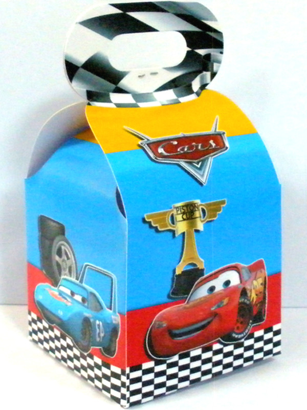 "Тачки" - Бонбоньерка 7/7/9 см., фото 1