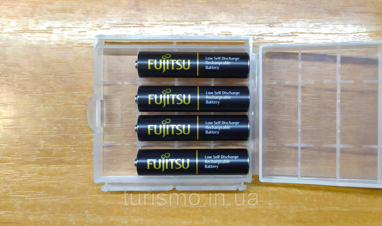 Fujitsu акумулятор AAA Ni-MH 950 mAh з низьким саморозрядом HR-4UTHC. Повний аналог Eneloop. 4 шт + бокс