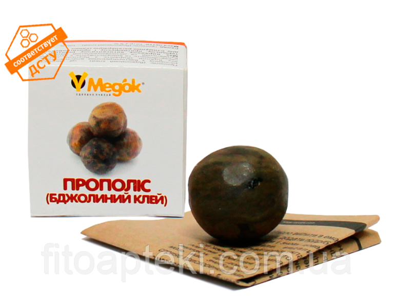 Натуральний прополіс кусковий 10 грам.