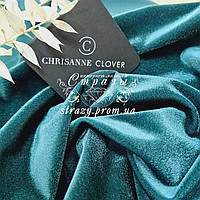 Велюр Smooth Velvet Forest Green Chrisanne Clover 1м