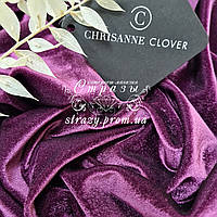 Велюр Smooth Velvet Plum Chrisanne Clover 1м