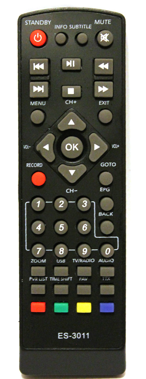 Пульт для тюнера EUROSKY ES-3011, 3015D DVB T2