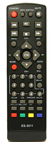 Пульт для тюнера EUROSKY ES-3011, 3015D DVB T2, фото 1