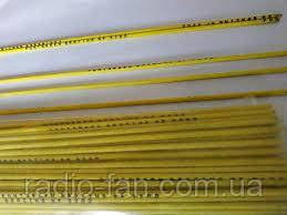 Срібний припій ПСр45 Ф2.0 мм х 500 мм із флюсом, фото 1