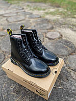 Ботинки утепленные мехом Др Мартинс 1460 женские. Женская обувь Dr. Martens 1460 Black.