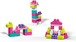 Конструктор Мега Блокс 80 деталей Рожевий Mega Bloks First Builders DCH62, фото 6