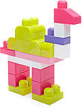 Конструктор Мега Блокс 80 деталей Рожевий Mega Bloks First Builders DCH62, фото 8