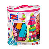 Конструктор Мега Блокс 60 деталей Рожевий Mega Bloks First Builders DCH54, фото 4
