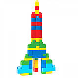 Конструктор Мега Блокс 80 деталей Блакитний Mega Bloks First Builders DCH63, фото 8