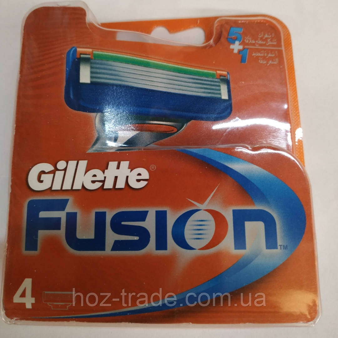 Змінні касети Gillette Fusion 4 шт. Оригінал
