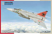 Пластикова модель 1/72 Special hobby 72384 Шведський винищувач JA-37 Viggen Fighter