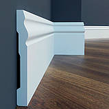 Ударостійкий плінтус LPC-08 Cezar з дюрополімер висотою 94 мм. Польща, фото 3