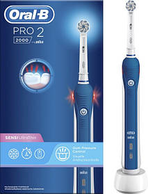 Електрична зубна щітка Oral-B Pro 2000 Sensi Ultra Thin (D501.513.2)