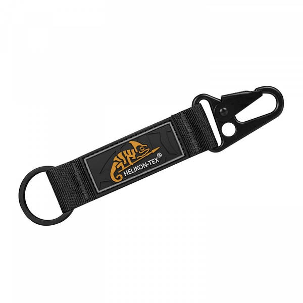 Helikon Tex Snap Hook Keychain with Logo Nylon Black