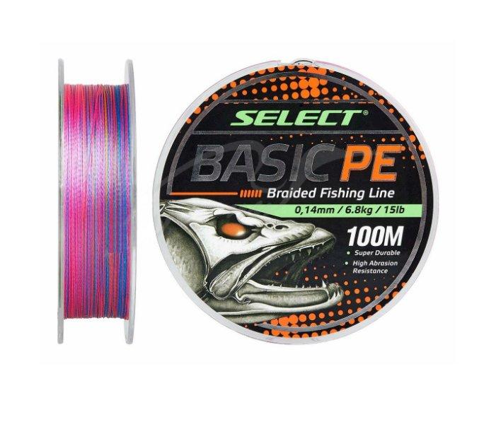 Шнур рибальський Select Basic PE 150м (разноцв.) 0.10мм