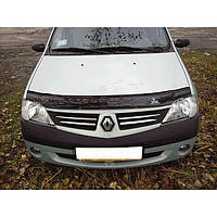 Дефлектор капота (мухобійка) Renault Logan 2005-2012