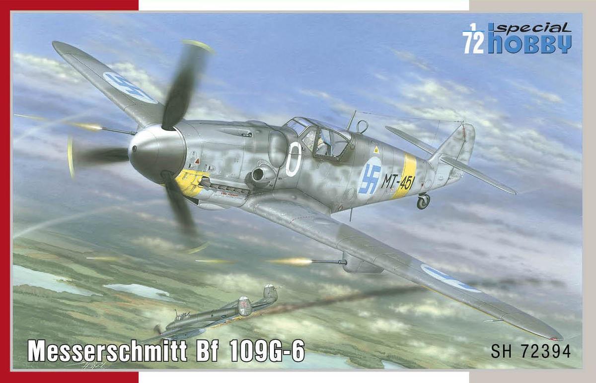 Пластикова модель 1/72 Special hobby 72394 Німецький винищувач Messerschmitt BF-109G-6 'Mersu over Finland'