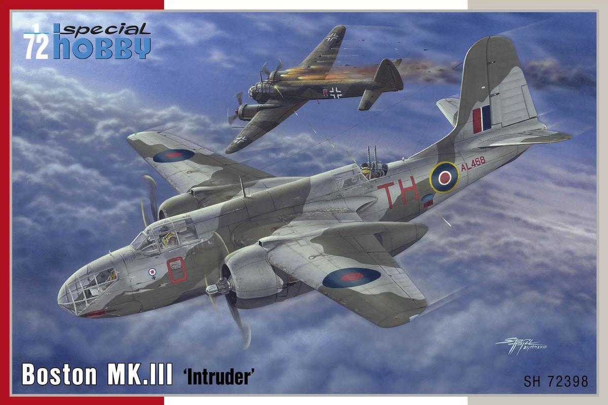 Пластикова модель 1/72 Special hobby 72398 Американський літак Boston MK. III Intruder