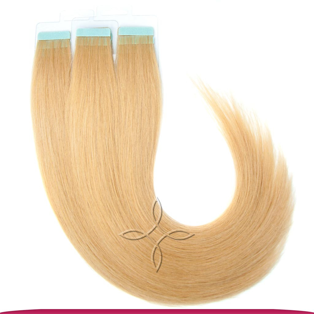 Натуральне Слов'янське Волосся на Стрічках 50 см 100 грам, Світло-Русявий №14