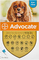 Bayer Advocate для собак від 4 до 10 кг, 1 піпетка