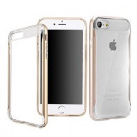 Силіконовий чохол Baseus Fusion Case для Apple iPhone 7 Золотий