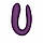 Смарт-вібратор для пар Satisfyer Double Joy Violet із широким кліторальним стимулятором Feromon, фото 2