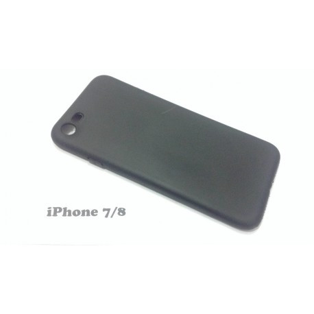 Чорний Силіконовий чохол для iPhone 7/8