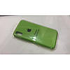 Чохол для Apple iPhone X силіконовий зелений, фото 2