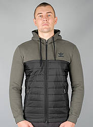 Чоловіча зимова спортивна кофта Adidas (Adidas-zzz-7377-2), тепла кофта, толстовка, світшот.