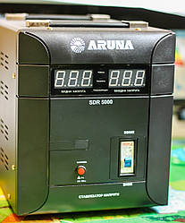 Стабілізатор напруги ARUNA SDR 5000 (3000 Вт) — захист пральної машини, бойлера, холодильника та посудомийки