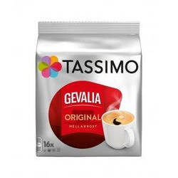 Кава в капсулах Tassimo Gevalia Original Mellanrost 16 порцій. Німеччина Тассімо