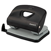 Дырокол Axent EXAKT-2 металлический, 20л, черный 3920-01-A