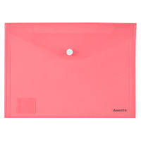 Папка Axent на кнопці А4, червона