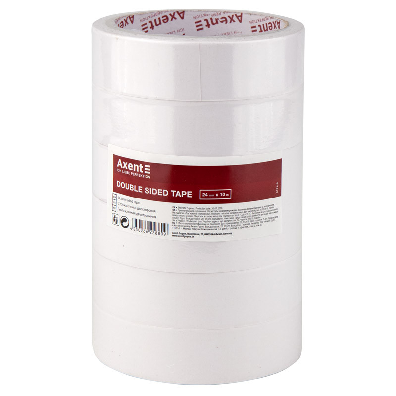 Стрічка клеєння двостороння, 24мм*10м