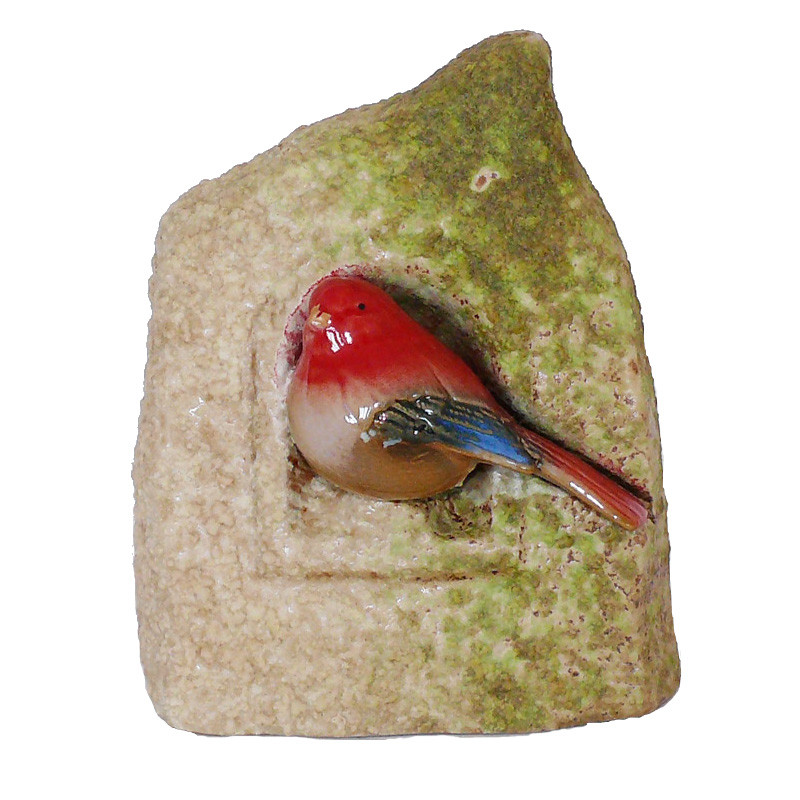 Фігурка Пташка в будиночку, 14,5х7х14 см., фото 1